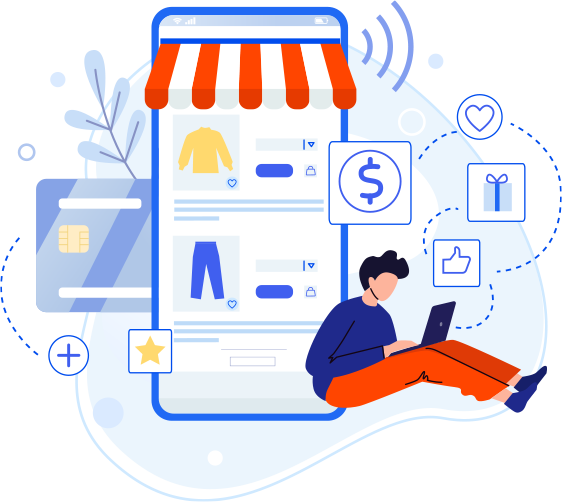 all time hype shopping man using online payment